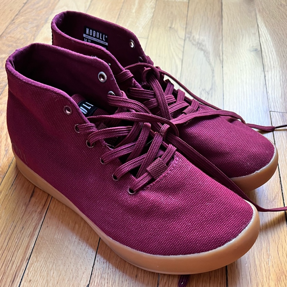 NoBull Cabernet Gum Canvas Mid Trainer